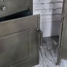 Complete your bedroom with nightstands and bedside tables that offer a convenient perch for a lamp, alarm clock and reading material. Pair Of Industrial Style Metal Bedside Cabinets