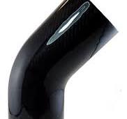 Intake Hoses: Carbon Fiber Intake Elbow 4" OD X 45 Degree