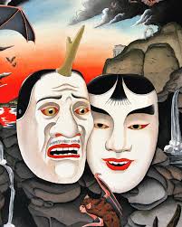 After Bathing With The Bats, for @sterling_barck • 18”x24” gouache and ink.