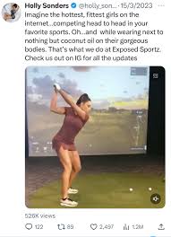 Holly Sonders - Exposed sportz. Ratings juggernaut or flop? : rgolf