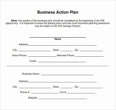 Sample Business Plan Template Inspirational 11 Sample Business Action Plans In 2020 Business Plan Template Business Plan Template Pdf Treatment Plan Template