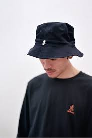Gramicci Reversible Bucket Hat Chino Double Navy On Garmentory In 2021 New Outfits Hats For Men Chino