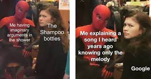 While zendaya and holland have never confirmed their relationship, twitter won't let the possible pairing go. Spider Man Explaining To Zendaya Is A Dank Meme For The Far From Home Fans Memebase Funny Memes