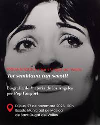 El passat dimecres, Helena Mora, presidenta de la Fundació i Marc Busquets,  director artístic de la Fundació i comissari de l'Any Victoria de los  Ángeles 2023-24, van comparèixer davant de la Comissió