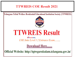 The telangana social welfare residential educational institutions society (tswreis) is going to start the admission process to fill the tswreis coe (coaching for national entrance examinations). Ttwreis Coe Result 2021 Out Download Here