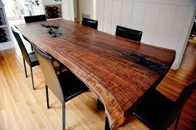 We also offer custom artisan ceramics and decor and soon we will offer interior design services. Custom Made Live Edge Modern Walnut Dining Table By Taylor Donsker Design Custommade Com