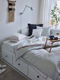 Hemnes White Day Bed With 3 Drawers 80x200 Cm Ikea Hemnes Day Bed Day Bed Frame Comfortable Sofa
