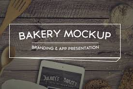 Bakery Mockup Bakery Mockup Mockup Templates Presentation