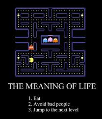 The Meaning Of Life According To Pacman Retro Arcade Games Games Video Game Characters
