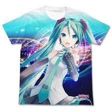 Sold and shipped by fifth sun. Hatsune Miku V3 Full Graphic T Shirt Ver 2 0 White L Size