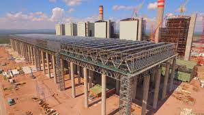 The undated satellite photo below shows the power station under construction in lephalale. Medupi Rockland