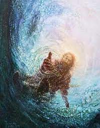 This collection of jesus pictures, images, paintings, and art was designed to inspire the world about our savior and redeemer, even jesus christ. Calm And Stars Large Art Depicts Jesus Calming The Seas During A Great Storm Then Seeing Stars After The Calm Yongsung Kim Ldsart Com Christian Artwork