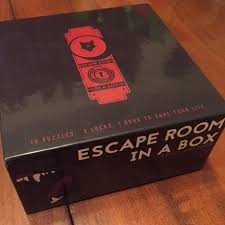 At the other end of the spectrum is escape room in a box, which brings an escape room to your table by piling it high with chunky components: Escape Room In A Box Home Facebook