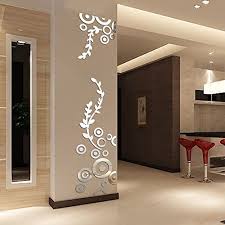 Find the best deals on old favorites and new trends in wall decorations all in one place! So Buts 3d Removable Creative Circle Ring Acrylic Mirror Wall Decor Decal Sticker Wall Art Home