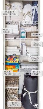 Super soft and cosy bed linens for a good night's sleep. A Small Organized Linen Closet And Ideas To Store Bulky Bedding Kelley Nan