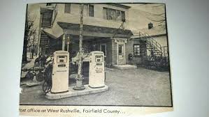 Sheaffers Gas Station Post Office And Upper Apts W Rushville Ohio Old Buildings Ohio Post Office