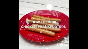 Drizzle lightly with olive oil and toss. How To Cook Licious Chicken Frankfurters Youtube