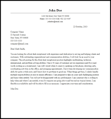 Professional Front Desk Receptionist Cover Letter Sample Writing Guide Resume Now