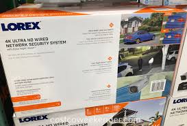 Lorex 4k Ultra Hd Wired Security System With Color Night Vision Costco Weekender