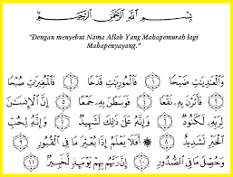 Pokok isi surat ini berisi tentang nasib salah seorang paman rasulullah saw yakni abu lahab beserta istrinya yang. Tajwid Surat Al Adiyat Masrozak Dot Com