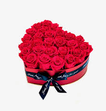 Premium quality european style flower heart shaped box, floral hat box, set of 3, for luxury style flower arrangements, ships from usa. Heart Box With Fresh Roses In Doral Fl Doral Orchids Florals Events