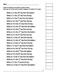 Ordinal Number Mystery Message For Grade 2 Ordinal Numbers 2nd Grade Worksheets Messages