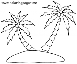 This coloring page is based on our palm tree applique. Palm Tree 161278 Nature Printable Coloring Pages