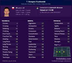Lokomotiv moscú de la liga premier de rusia. Pontus Wernbloom Vs Grzegorz Krychowiak Compare Now Fm 2019 Profiles