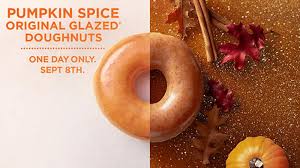 Be sure to enter your birthday when you register so they'll know when to send the coupon. Krispy Kreme To Offer Pumpkin Spice Doughnuts For 1 Day Only Abc7 Chicago