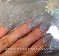 Glitter Nail Art Holographic Silver Laser Glitter Powder Nails