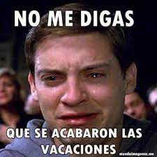 Comparte estas graciosas imágenes con tus amigos que comienzan como tu el nuevo curso escolar. Los Memes Del Regreso A Clases