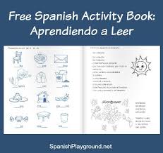 Spanish Workbook Aprendiendo A Leer Spanish Playground Learning Spanish For Kids Spanish Lessons For Kids Spanish Reading Activities