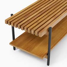 If you want to download a picture in high resolution click here. Buy Online Slatted Wood Rectangle Coffee Table Antique Bronze Now West Elm Uae