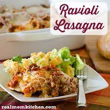Ravioli Lasagna Real Mom Kitchen Italian Ravioli Lasagna