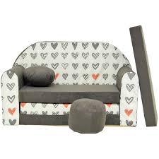 Le lit pour enfant est sans doute la pièce centrale d'une chambre d'enfant. Sofas Sessel Mobel Wohnen Mini Canape Lit Enfant Convertible Sofa Fauteuil Advervamedia Com