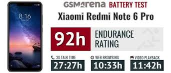 Image result for Kapasitas Baterai Xiaomi Redmi Note 6 Pro