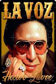 Hector Lavoe El Cantante Puerto Rico la Voz Photographic Print Metal Tin  Sign 12 X 8 Inch Funny Man Cave Home Office Bar Decor