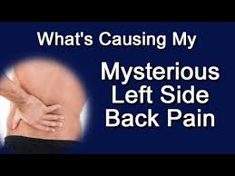 A2z healthy the left side of the body hosts multiple body organs vital to body processes. What S Causing My Mysterious Left Side Back Pain Youtube