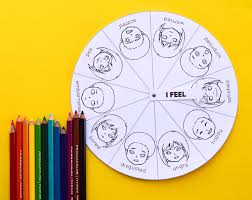 Free Printable Mood Emotion Wheel Chart For Children