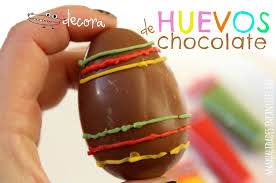 Velas, huevos decorativos, decoraciones y objetos de pascua que haran felices a sus clientes y tus escaparates serà unica. Decorar Huevos De Chocolate Para Pascua Manualidades Infantiles
