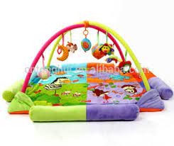If your baby loves crawling around on your rugs and hardwood floors, choose plush play mats to cushion their back as they lay and play. Baby Mat With Toys Cheap Online