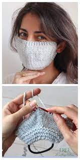 Free face mask pattern for sewing pleated fabric face masks with diy fabric ties or elastic loops. 10 Knit Face Mask Free Knitting Patterns And Paid Knitting Pattern Knitting Patterns Free Free Knitting Knitting