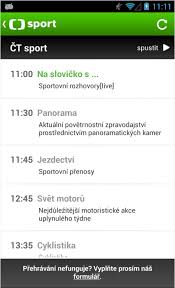 Sportovní zpravodajský server sport.cz nabízí informace a výsledky ze světa fotbalu, hokeje, motorsportu, lyžování, tenisu, atletiky, cyklistiky, golfu, florbalu, plavání a další sportů. Mobilni Aplikace Ct Sport Se Stala Nejlepsi Mobilni Aplikaci Roku V Kategorii Media Lupa Cz