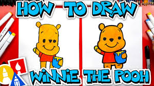 Step by step drawing of winnie the pooh and friends. How To Draw Winnie The Pooh Youtube
