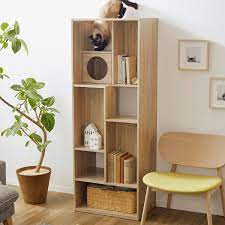 キャットウォーク付き壁面本棚 収納棚 リバーシブル 木製 幅60 公式 lowya ロウヤ 家具 インテリアのオンライン通販 インテリア 家具 本棚 収納 インテリア