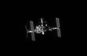 Image result for international space station through telescope