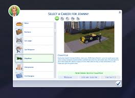It's one of those things that ea has truly perfected throughout the years, and the many with the fitness instructor career, your sim works to help others become the fitness monsters that they wanna be. Chauffeur Vintage Career By Alpha Waifu From Mod The Sims Sims 4 Downloads