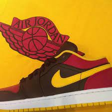 Click here for price, images and more. Air Jordan 1 Low Black Red Yellow Sneakernews Com Air Jordan 1 Low Black And Red Jordan 1 Low