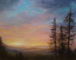 Sunrays Over The Valley Acrylic Painting By Kevin Hill Watch Short Painting Lessons On Y Kevin Hill Paintings Landscape Paintings Landscape Paintings Acrylic