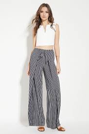 Black And White Striped Pants Forever 21 Contemporary Stripe Pants Clothes Design Pants For Women Fashion
